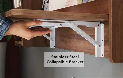 Meuble Pliables avec étagères (Blanc)