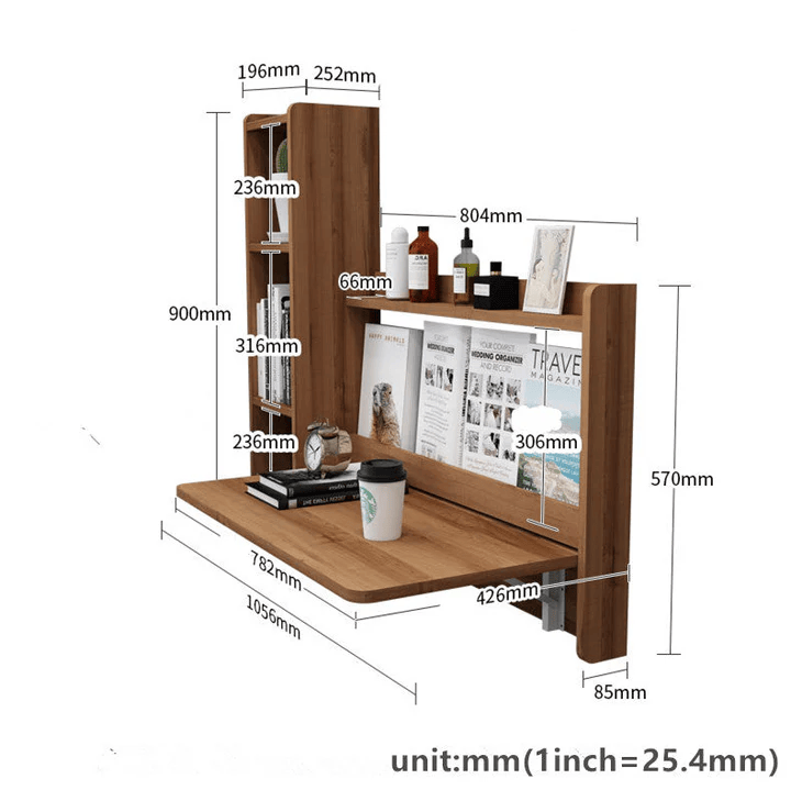 Meuble Pliables avec étagères (Blanc)
